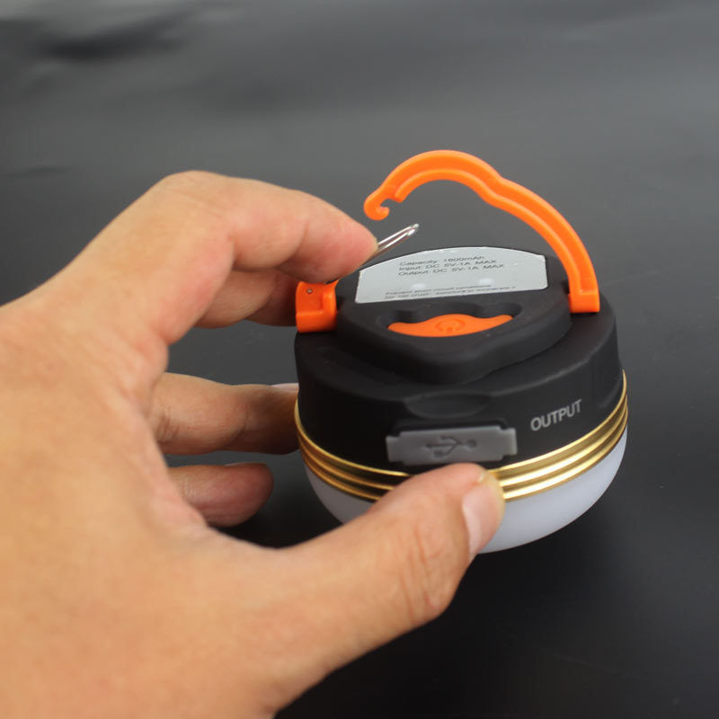 USB Rechargeable LED Camping Tent Light, Waterproof