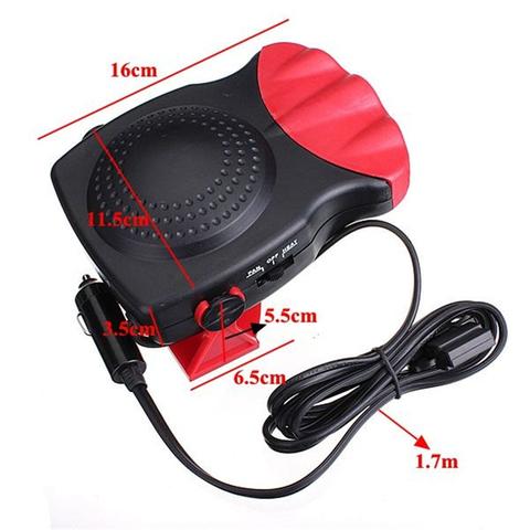 12V 150W Portable Car Heater and Cooling Fan