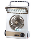 Solar Camping Light with Mini Fan and Multi-Function