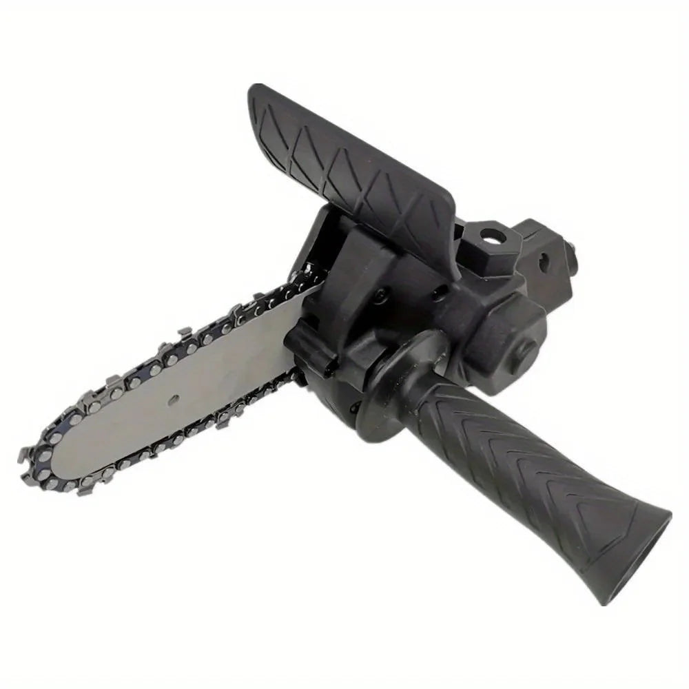 Electric Drill to Chainsaw Conversion Head for Woodworking